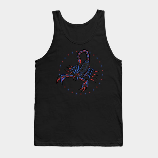 In the sign of Scorpio Tank Top by SnugglyTh3Raven